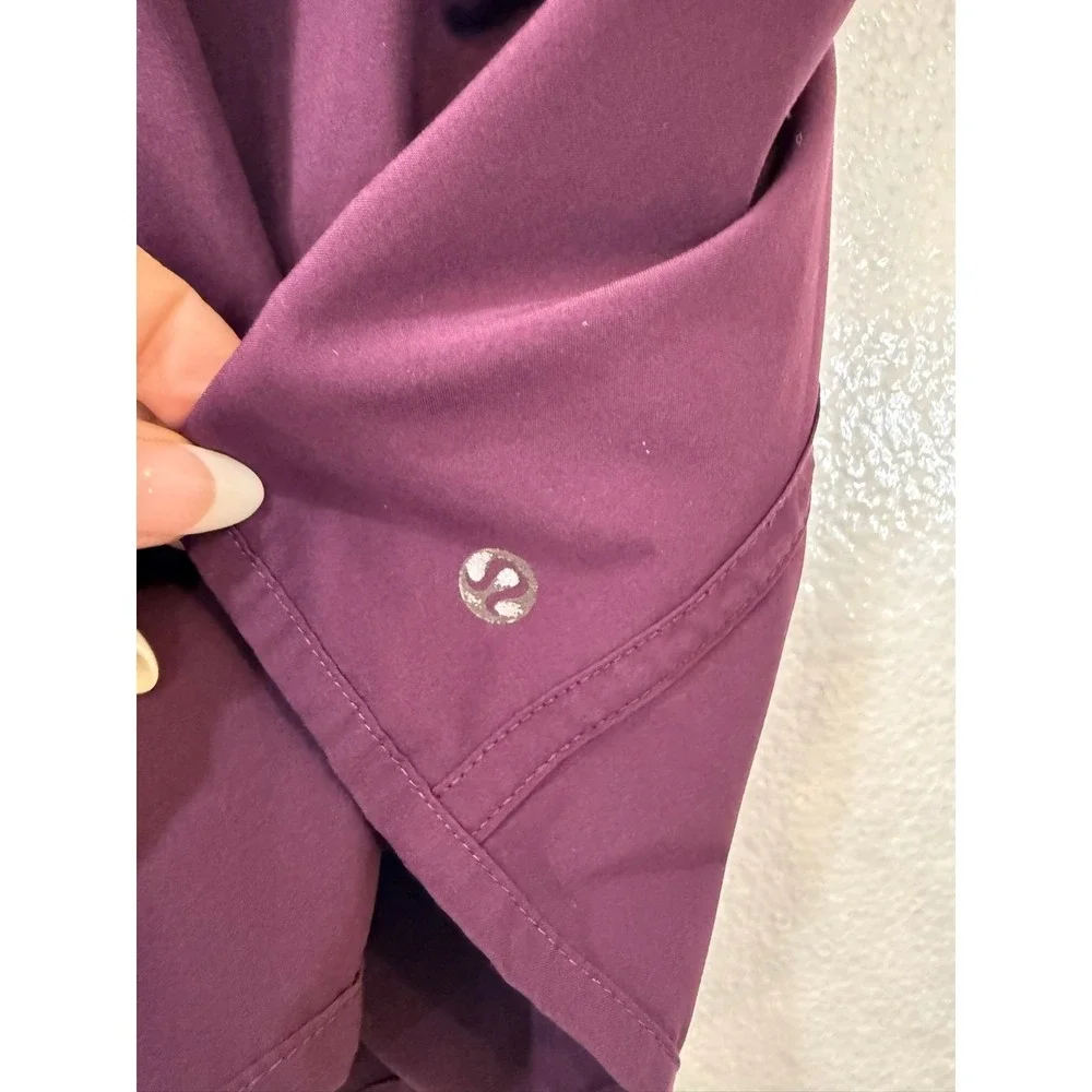 Lululemon Size 6 Lined‎ Running Short Plum